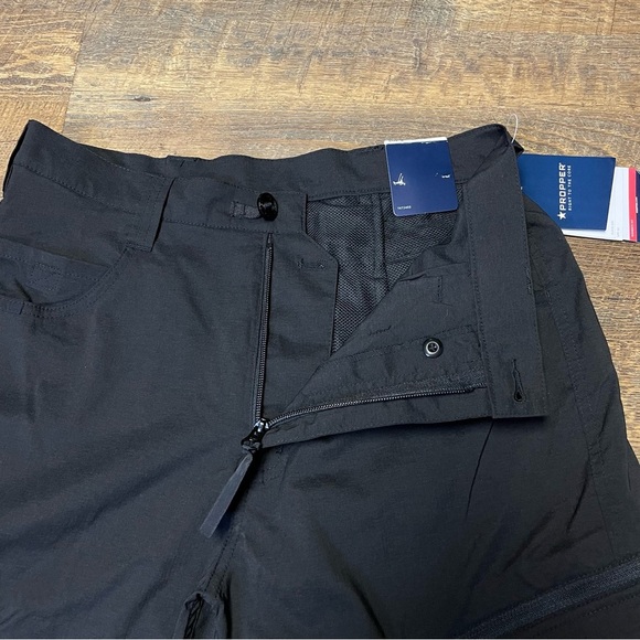 NWT Propper Unhemmed Summerweight Tactical Pants Women's 8 Trousers Black UPF - Picture 5 of 16